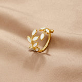 ANILLO NERAYA DELICADO FEUILLE OUVERT | ORO