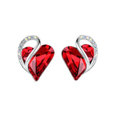 PENDIENTES INFINITO CORAZÓN RUBÍ