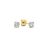 CONJUNTO LARMES DE LUNA PIERRE PENDIENTES | ORO