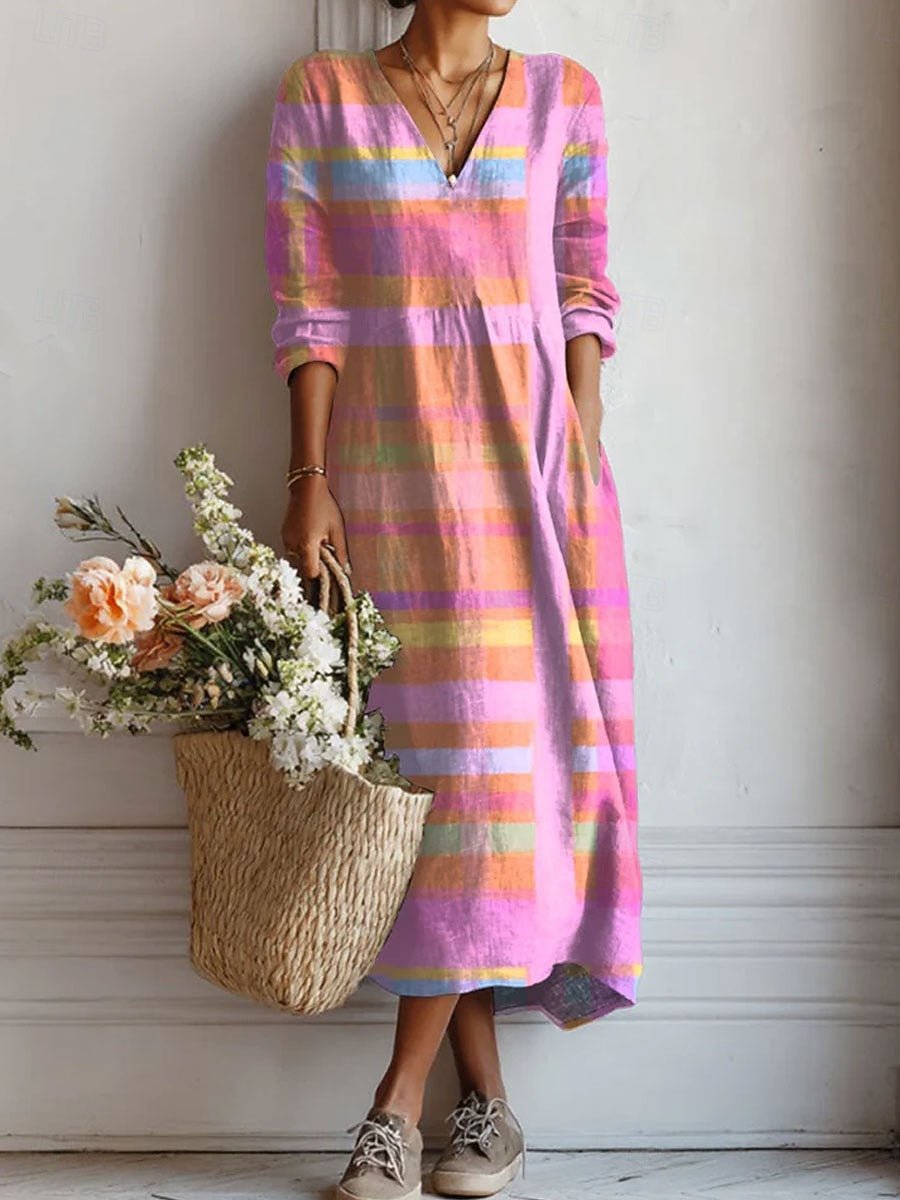 VESTIDO DE ESTILO SIMPLE PARA USO DIARIO - VALERINA MARBELLA