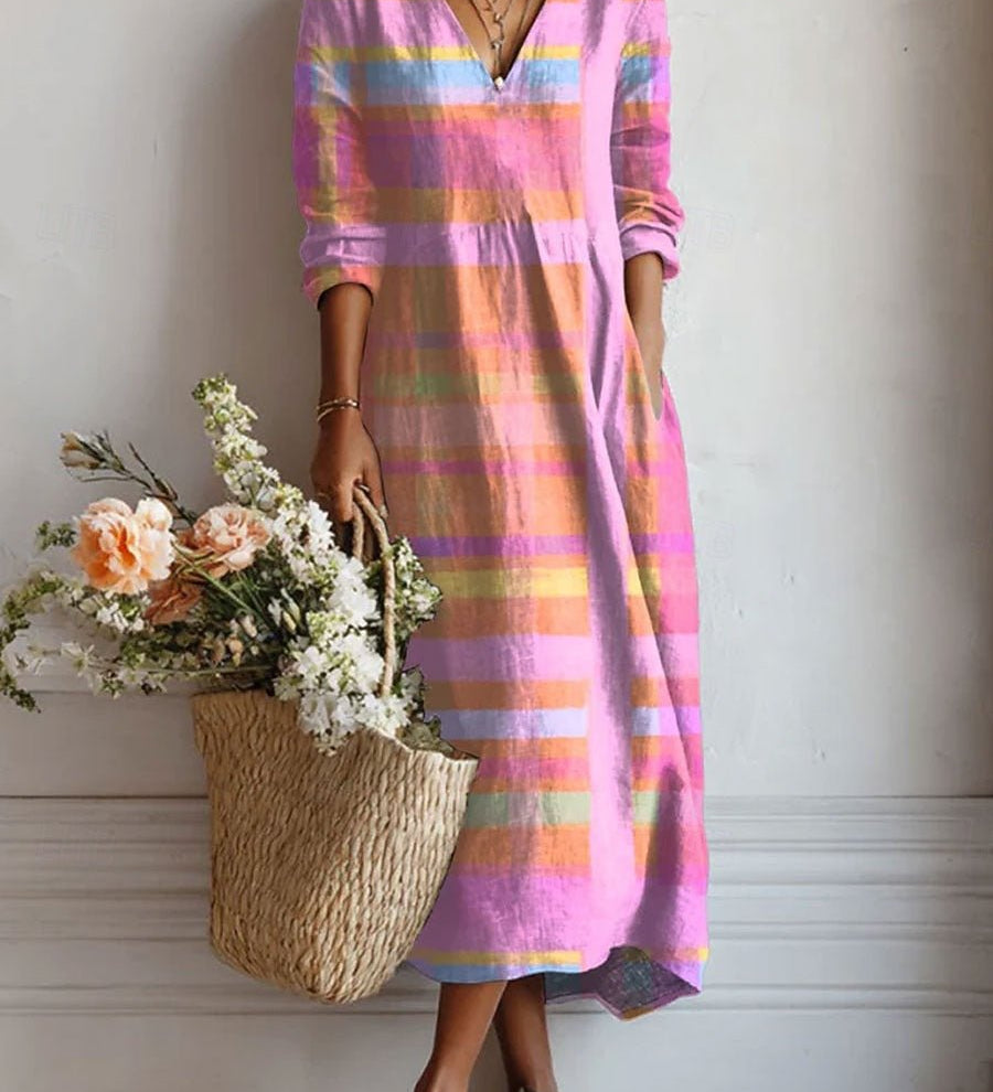 VESTIDO DE ESTILO SIMPLE PARA USO DIARIO - VALERINA MARBELLA