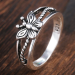 ANILLO VINTAGE MARIPOSA PLATA