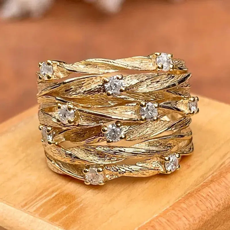 ANILLO VINTAGE ORO
