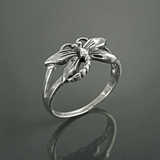 ANILLO VINTAGE NATURE PLATA
