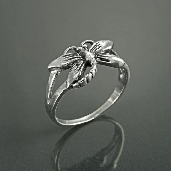 ANILLO VINTAGE NATURE PLATA