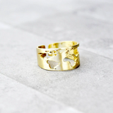 ANILLO VINTAGE RÉGLABLE TERRE DORADO