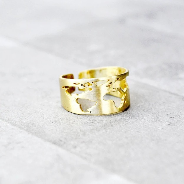 ANILLO VINTAGE RÉGLABLE TERRE DORADO