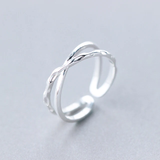 ANILLO VINTAGE PLATA CRUZ