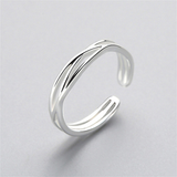 ANILLO VINTAGE MULTI-CRUZ PLATA