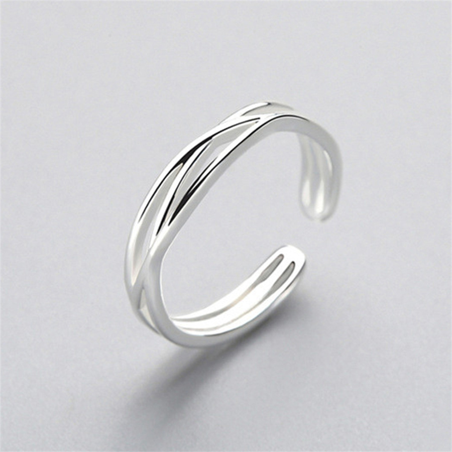 ANILLO VINTAGE MULTI-CRUZ PLATA