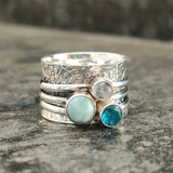 ANILLO VINTAGE NATUREL AZUL PIERRE