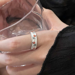 ANILLO VINTAGE ROJO ROSA
