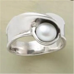ANILLO VINTAGE INCRUSTÉ PERLA