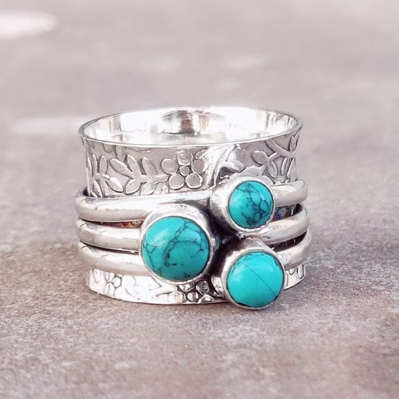 ANILLO VINTAGE COLLECTOR AZUL