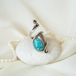 ANILLO VINTAGE AZUL PIERRE SPIRALE
