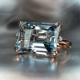 ANILLO VINTAGE AZUL CIRCONA