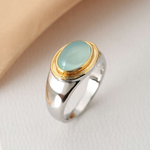 ANILLO VINTAGE VERDE PIERRE DE LUNA