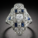 ANILLO VINTAGE CIRCONA PLATA