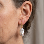 PENDIENTES BAROQUE EAU DOUCE PERLA