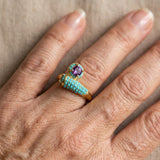 ANILLO TURQUESA MINIMALISTA