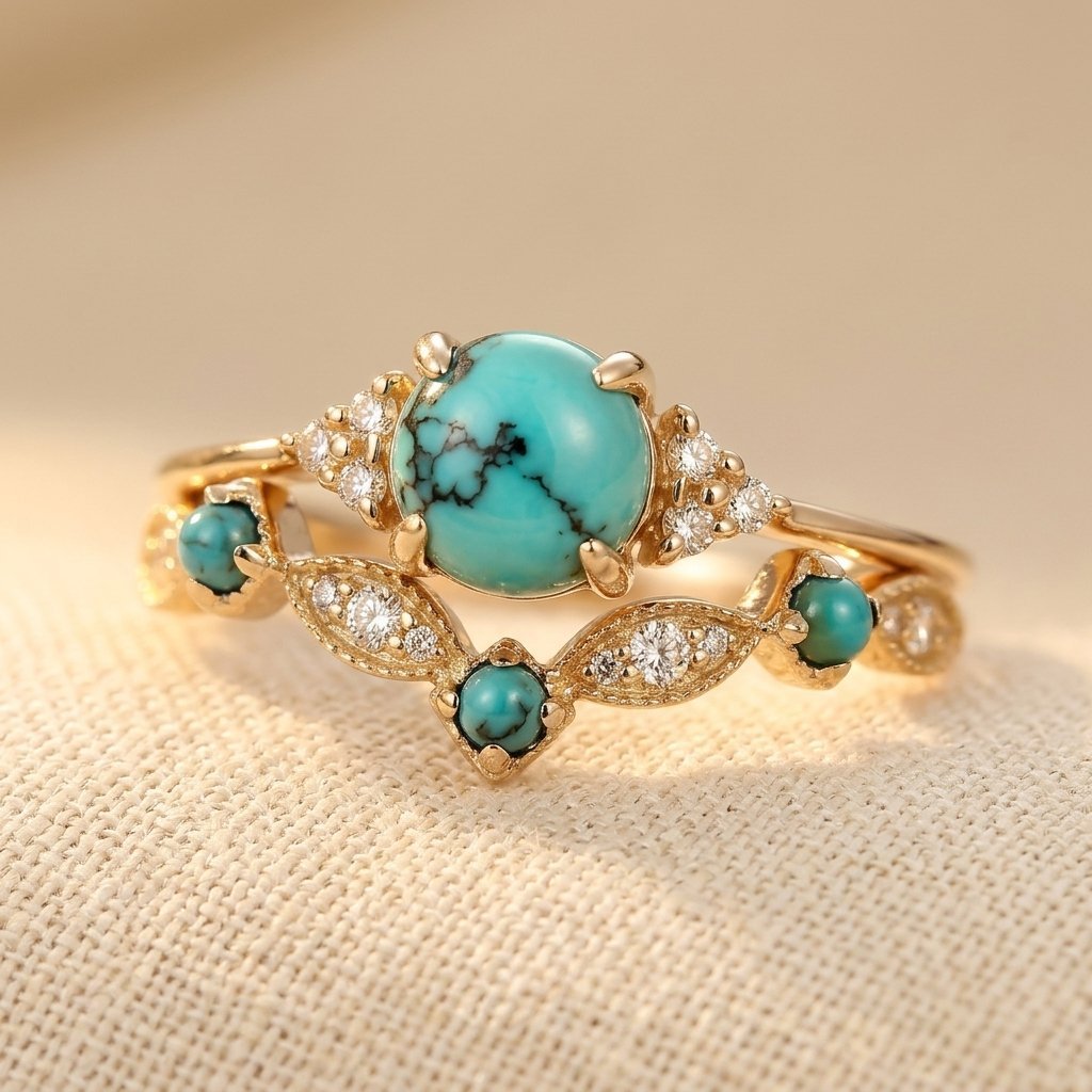ANILLO BOHEMIO TURQUESA