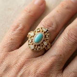 ANILLO TURQUESA CIRCONA