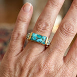 ANILLO VINTAGE TURQUESA IMPOSANT