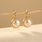 PENDIENTES VINTAGE FRANÇAIS BAROQUE PERLA