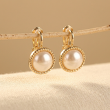 PENDIENTES VINTAGE FRANÇAIS BAROQUE PERLA