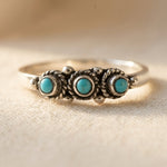 ANILLO BOHEMIO VINTAGE TURQUESA