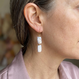 PENDIENTES FAIT MAIN BAROQUE PERLA CROCHET