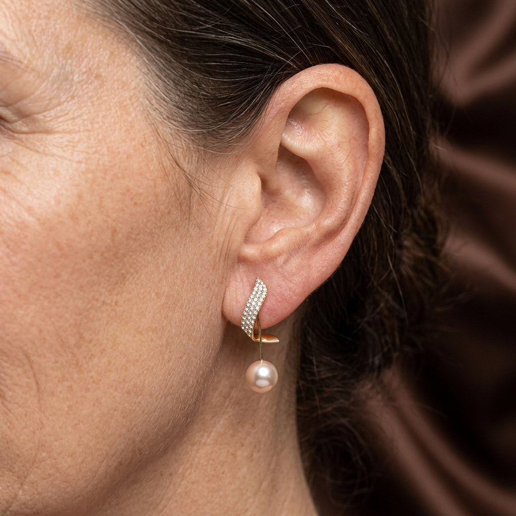 PENDIENTES PERLA
