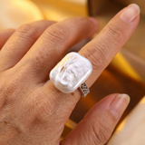 ANILLO RÉGLABLE BAROQUE PERLA