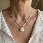 COLLAR STERLING PLATA ÉTINCELANT PERLA