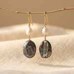 PENDIENTES PERLA GOTA GOTA