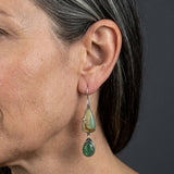 PENDIENTES BOHEMIO TURQUESA GOTA