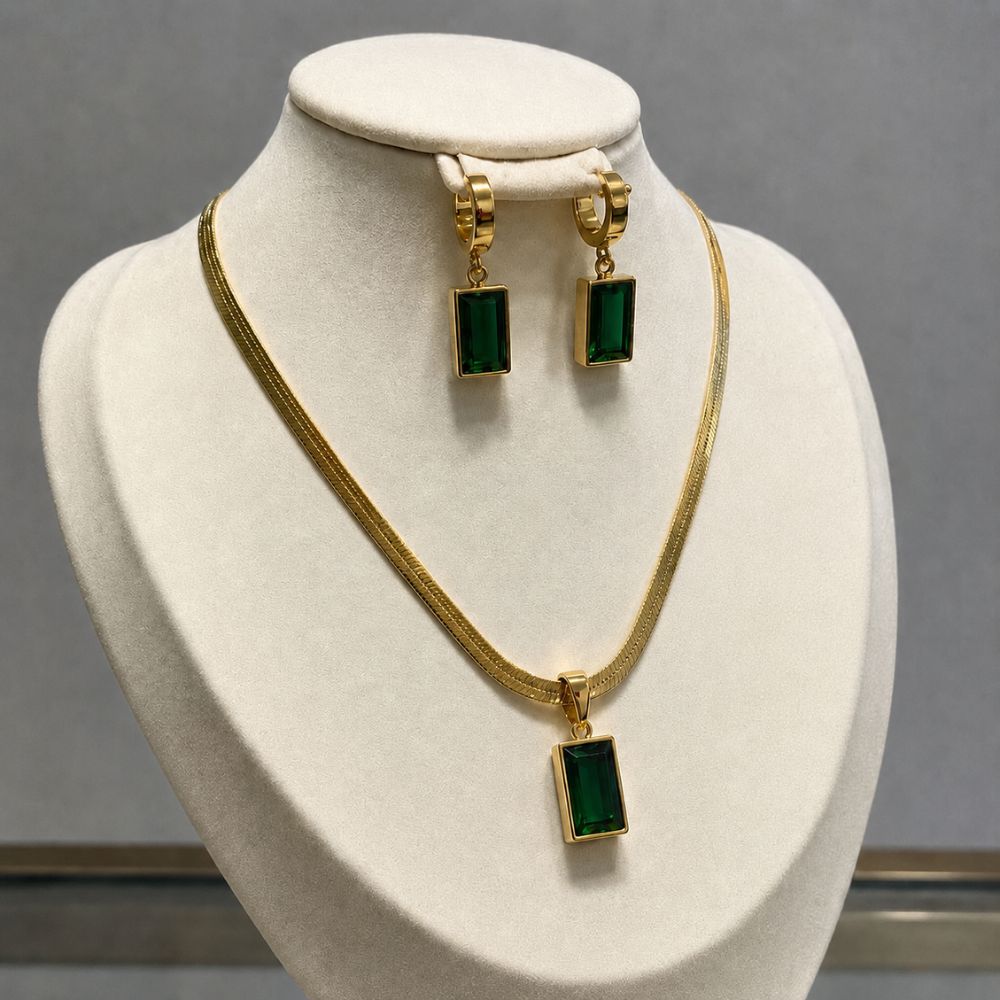 CONJUNTO ISELOTTE VERDAIN JOYAS
