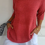 TOP CON ESCOTE EN V ATEMPORAL - VALERINA MARBELLA