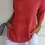 TOP CON ESCOTE EN V ATEMPORAL - VALERINA MARBELLA