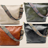 BOLSO DE HOMBRO DE CUERO ATEMPORAL CON DISEÑO CLÁSICO - VALERINA MARBELLA