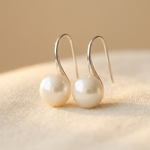 PENDIENTES ELEGANTE GOTA CON PERLES