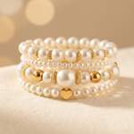 PULSERA AUDACIEUX ORO ORNÉ PERLA APILABLE