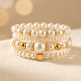 PULSERA AUDACIEUX ORO ORNÉ PERLA APILABLE