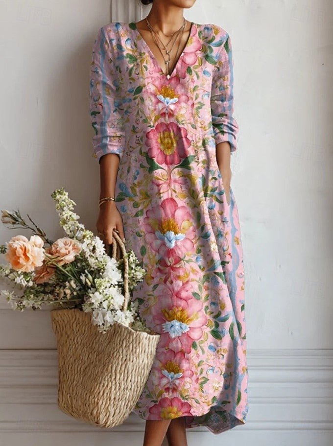VESTIDO CONFORTABLE DE ESTILO SENCILLO - VALERINA MARBELLA