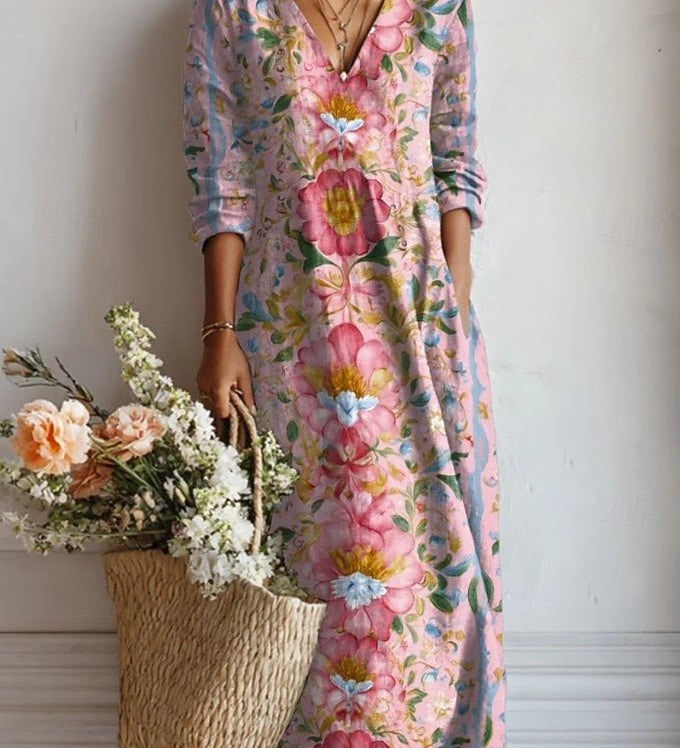 VESTIDO CONFORTABLE DE ESTILO SENCILLO - VALERINA MARBELLA