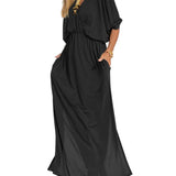 VESTIDO DE VERANO LIGERO CON ESTILO DESPREOCUPADO