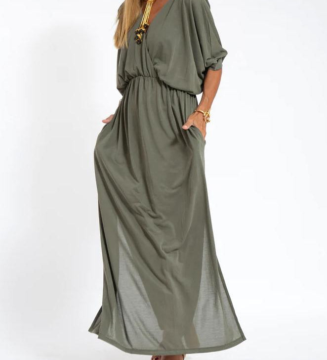 VESTIDO DE VERANO LIGERO CON ESTILO DESPREOCUPADO