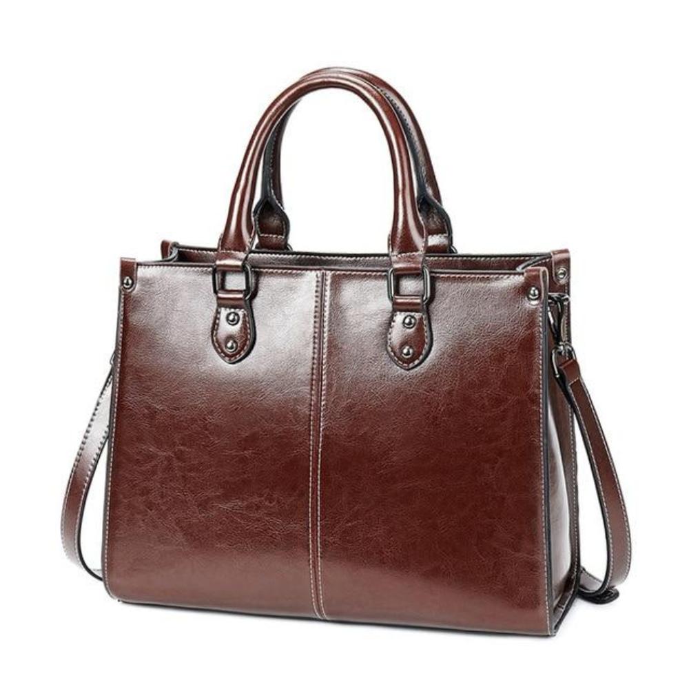 MOCHILA DE CUERO ELEGANTE CON TOQUE MODERNO - VALERINA MARBELLA