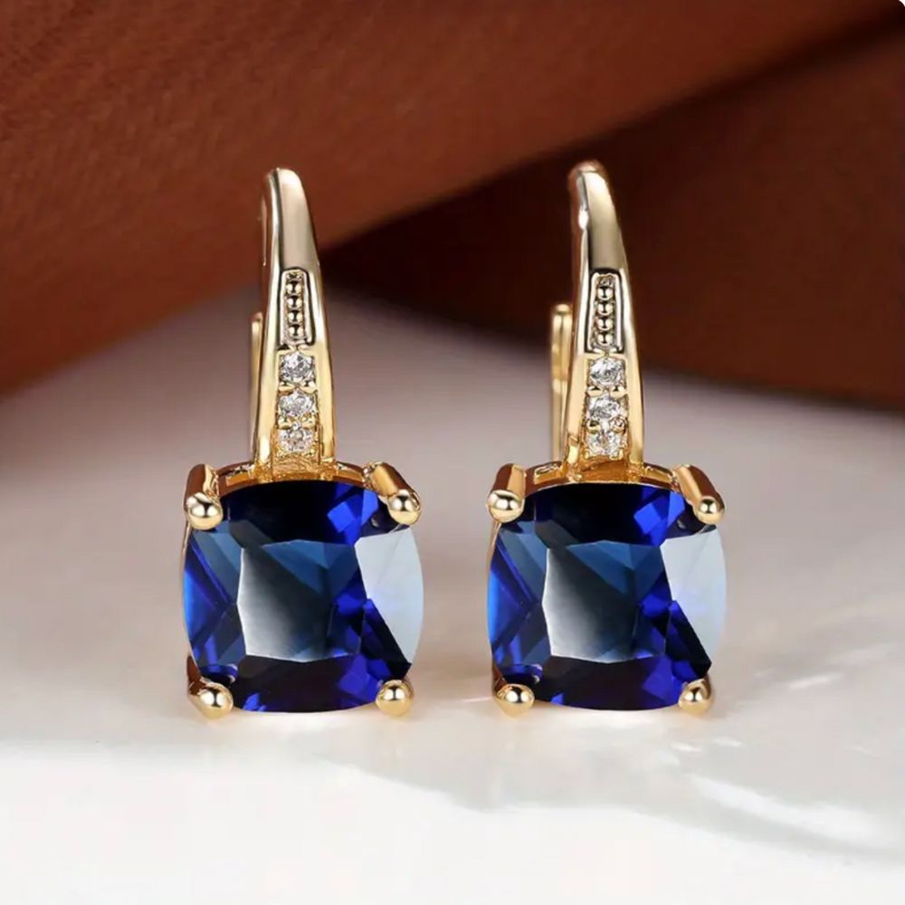 PENDIENTES MYSTIQUE ZAFIRO PIERRE ARO