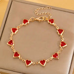 PULSERA OPHELYRA GARNETELLE ORO